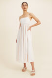 Stripe Gathered Maxi Dress  Natural Wood Stripe  hi-res