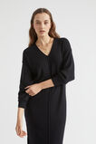 Knit Midi Dress  Black  hi-res