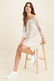 Voile Stripe Mini Dress  Champagne Cream Stripe  hi-res