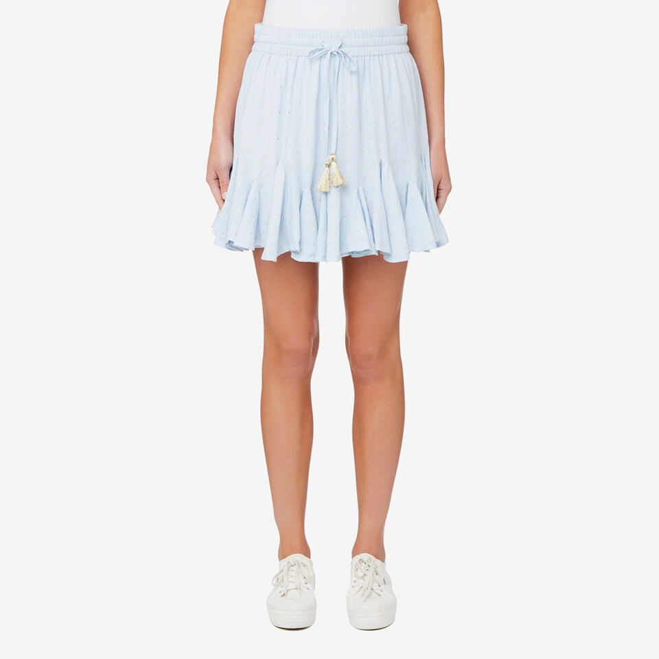 Flared Mini Skirt  