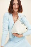 Leather Relaxed Shoulder Bag  French Vanilla  hi-res