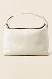 Leather Relaxed Shoulder Bag  French Vanilla  hi-res