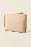 Seed Logo Jersey Pouch  Champagne Beige  hi-res