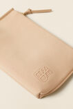 Seed Logo Jersey Pouch  Champagne Beige  hi-res