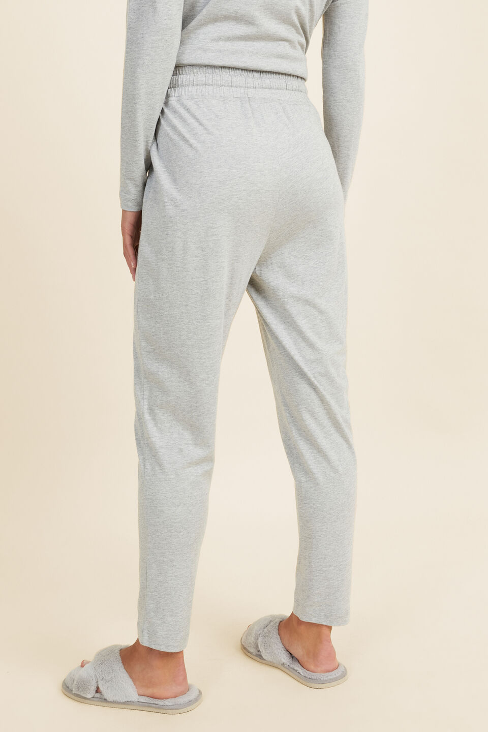 Jersey Pyjama Bottom  Grey Marle