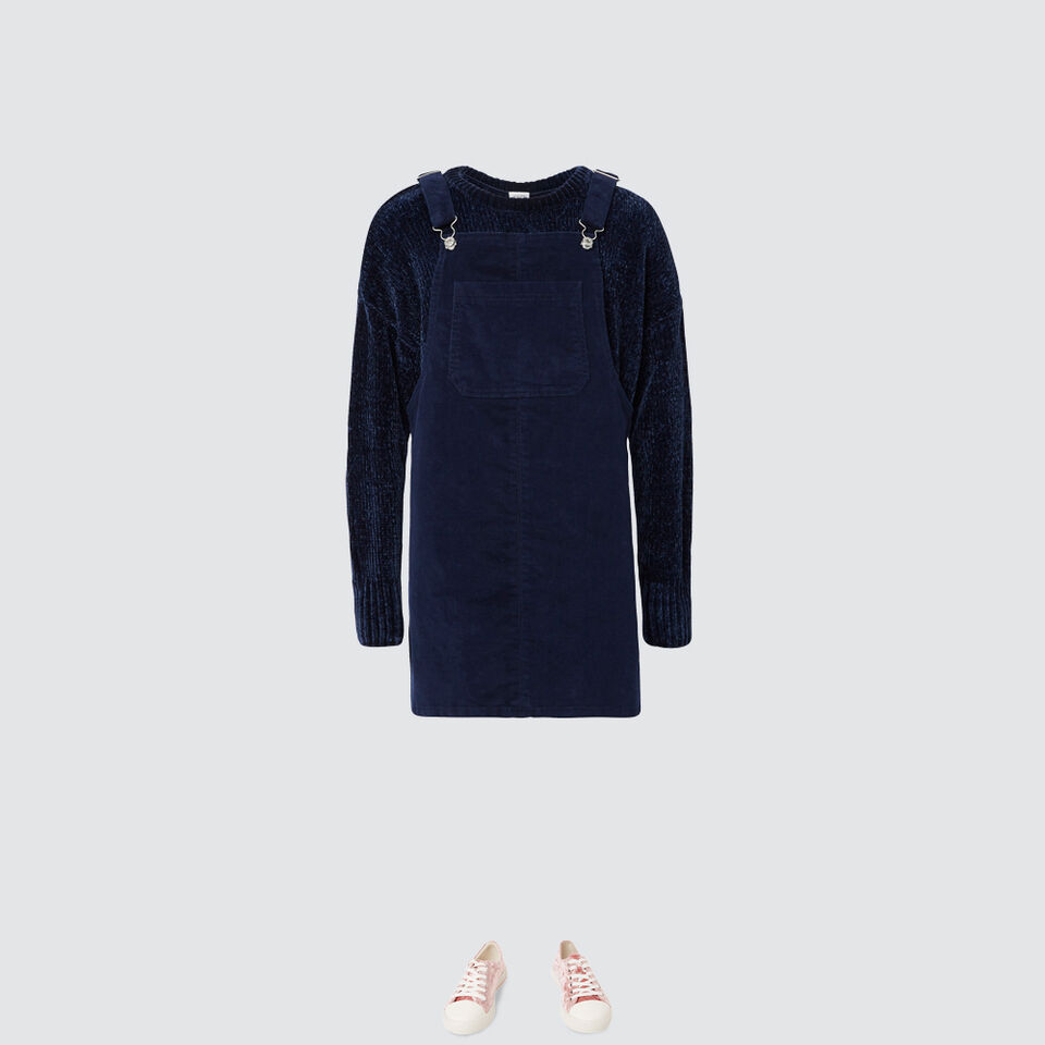 Velvet Pinafore  