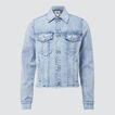 RAW HEM DENIM JACKET    hi-res