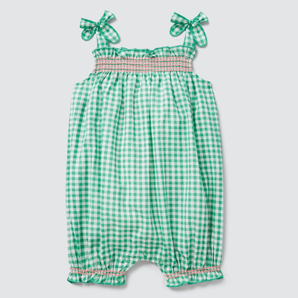 Gingham Romper  