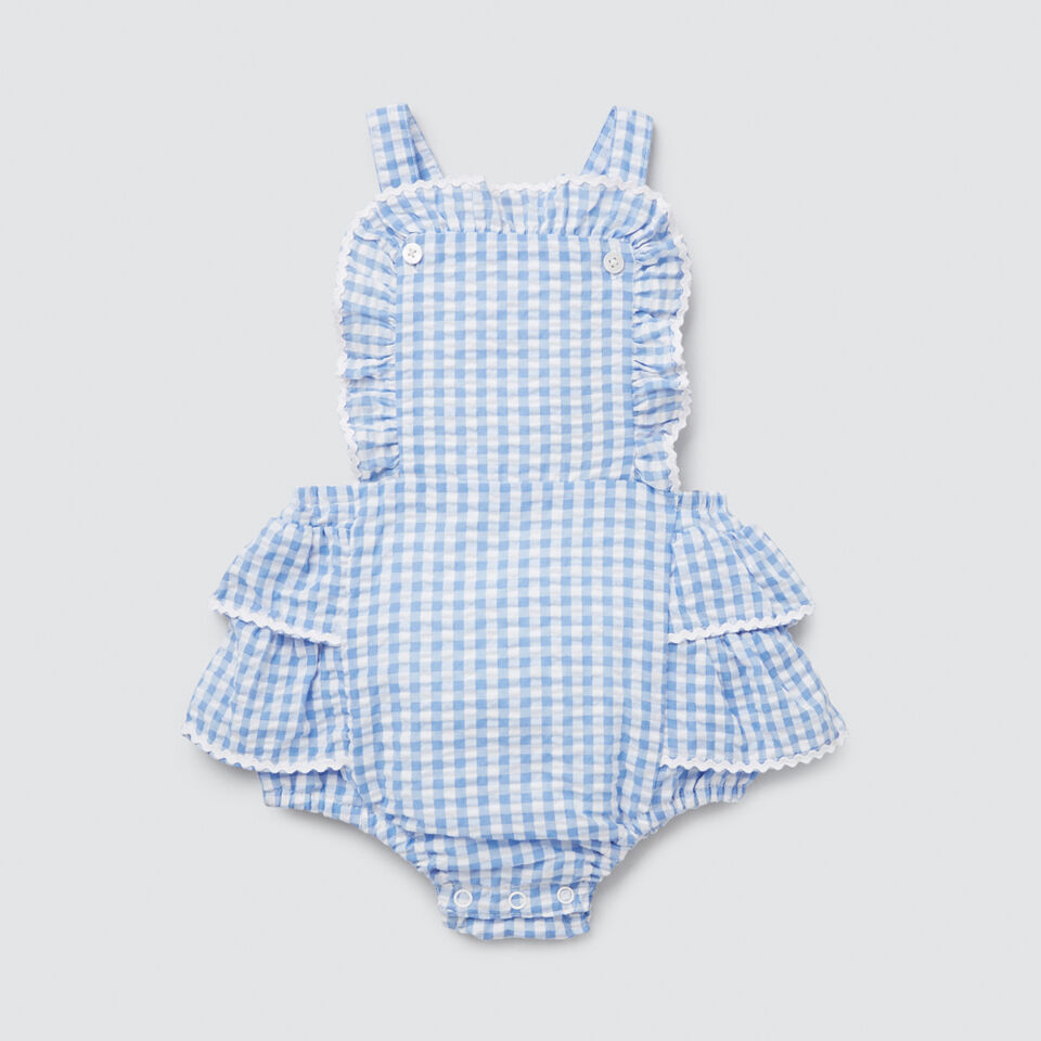 Gingham Romper  