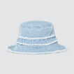 Frayed Denim Bucket Hat    hi-res