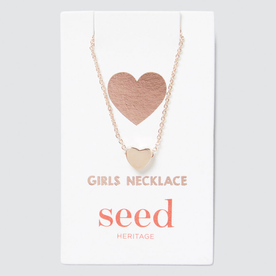 Rose Gold Heart Necklace  
