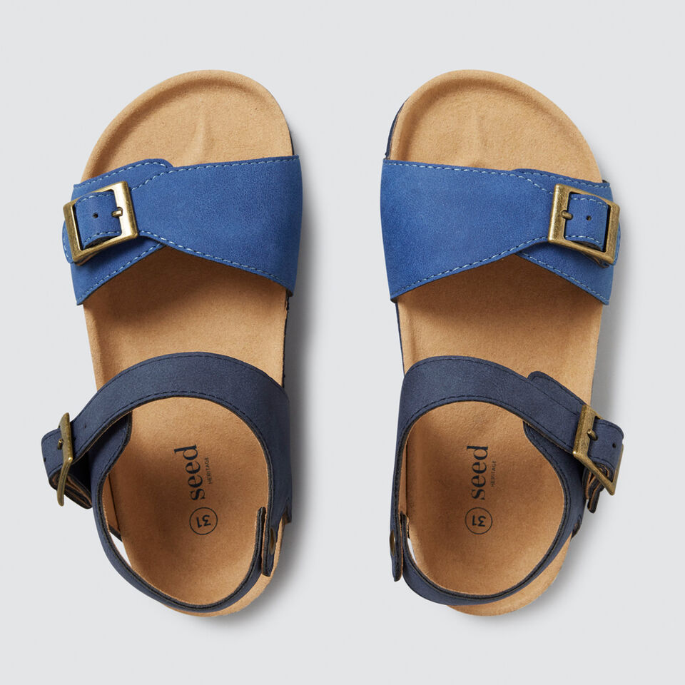 Colour Block Buckle Sandal  