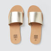 Metallic Slide Sandal  9  hi-res