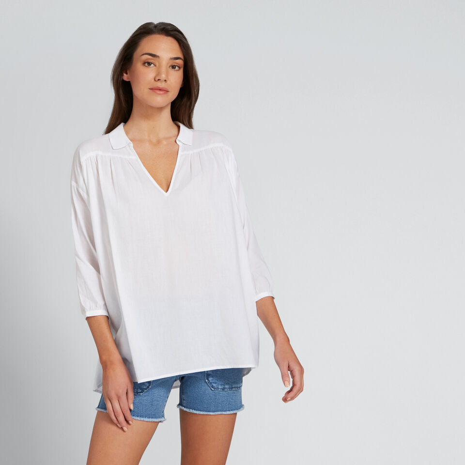 Cotton Longline Shirt  