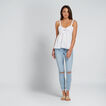 Cotton Tie Front Top    hi-res