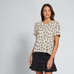 V-Neck Ocelot Slouch Tee    hi-res