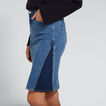 Spliced Denim Skirt    hi-res