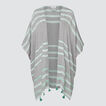 Diamond Stripe Poncho    hi-res