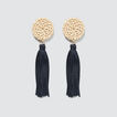 Rattan Tassel Earrings    hi-res