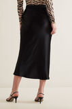 Satin Midi Skirt    hi-res