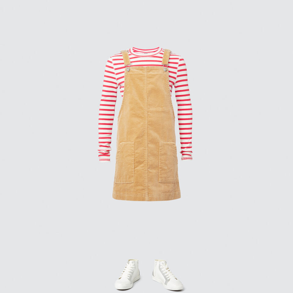 Cord Pinafore  