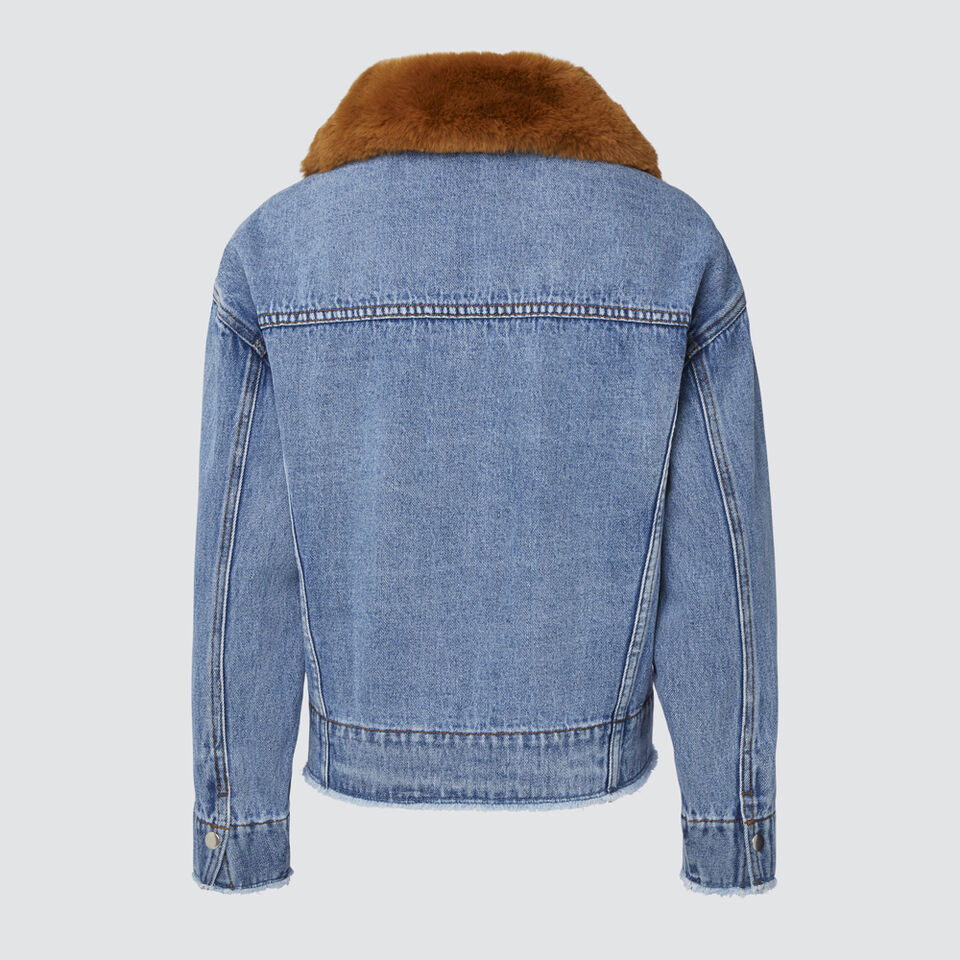 Sherpa Denim Jacket  