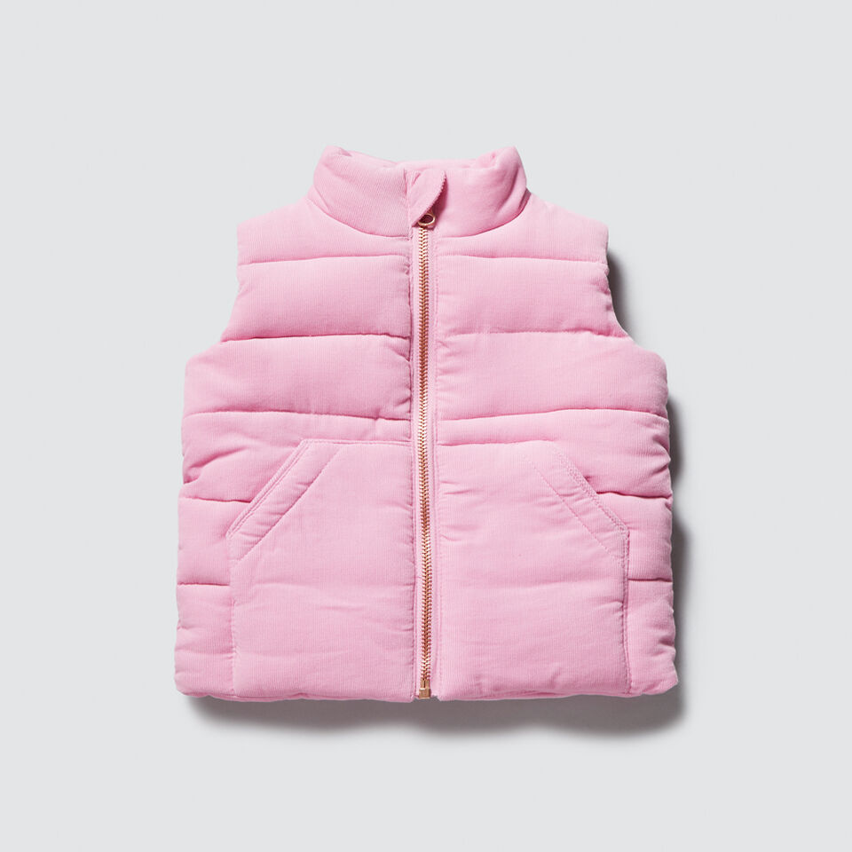 Cord Puffa Vest  