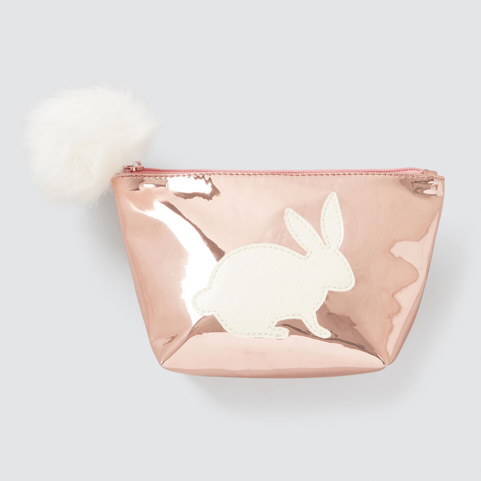 Metallic Bunny Zip Case  