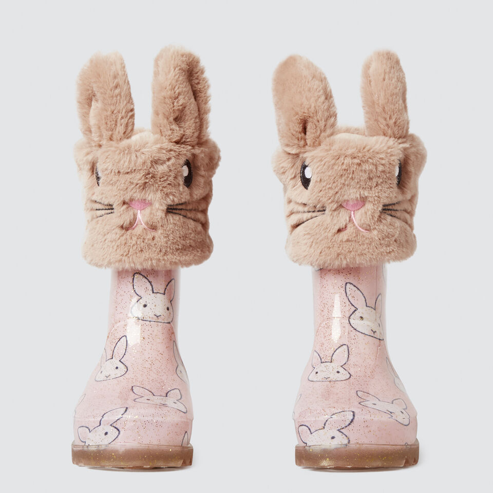 Bunny Gumboot Socks  