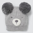 Pom Pom Bear Beanie    hi-res