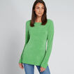 Side Split Long Sleeve Top    hi-res