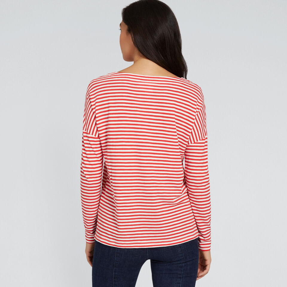 Stripe Long Sleeve Top  