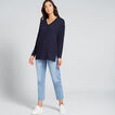 V Neck Long Sleeve Top    hi-res