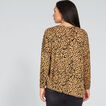 Asymmetric Ocelot Sweater    hi-res