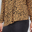 Asymmetric Ocelot Sweater    hi-res