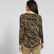 Raglan Zebra Sweater    hi-res