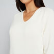 V Neck Cosy Sweater    hi-res