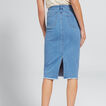 Asymmetric Denim Midi    hi-res