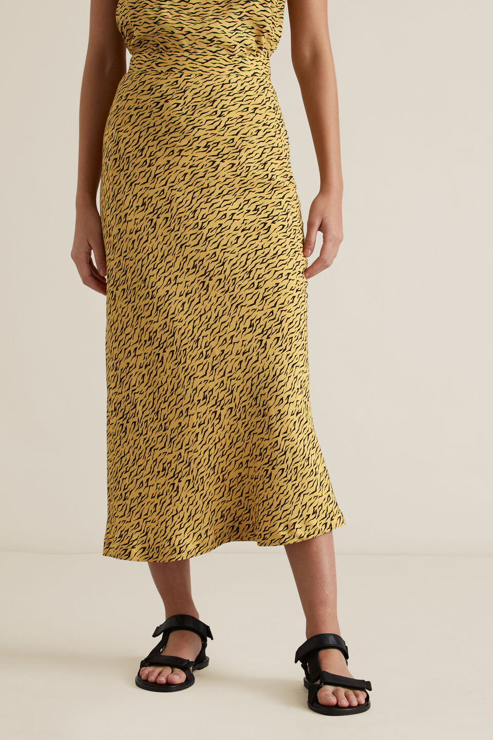 Animal Print Skirt  