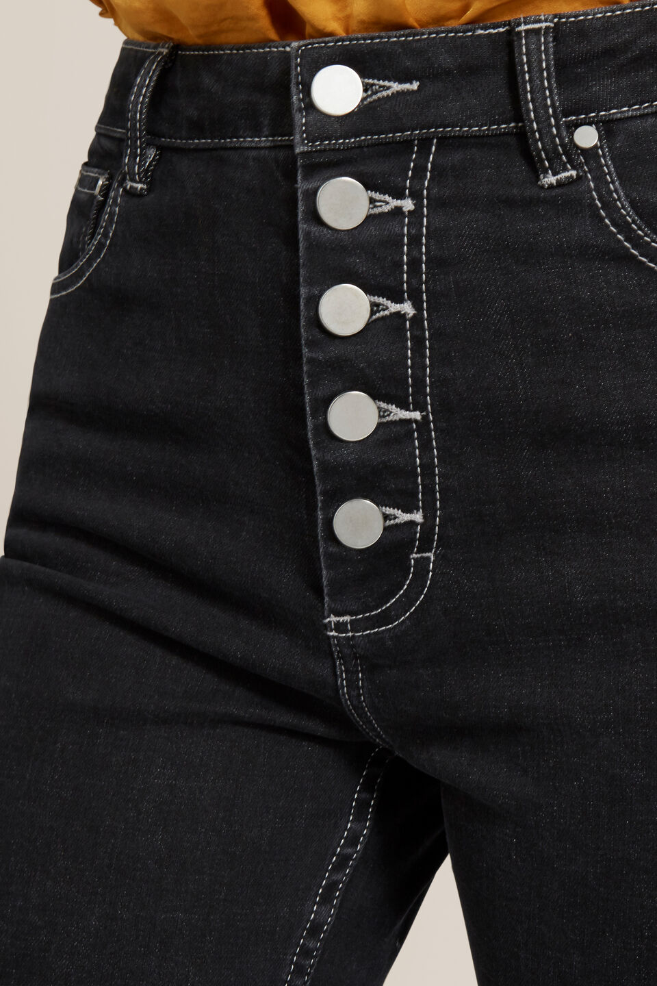 Button Through Jean  