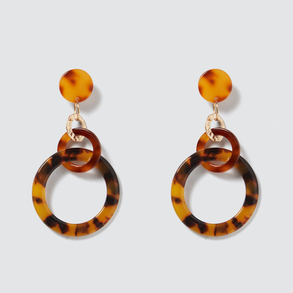 Linked Tort Earrings  