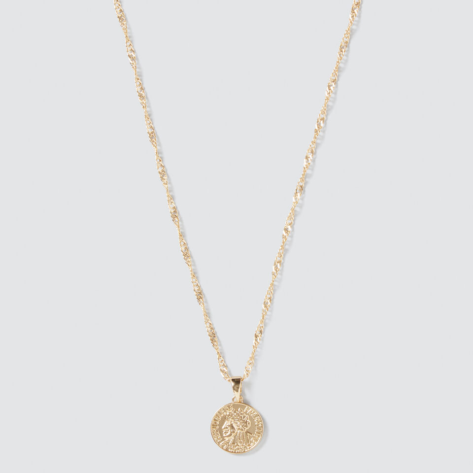 Coin Pendant Necklace  9