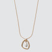 Chain Pearl Necklace  9  hi-res