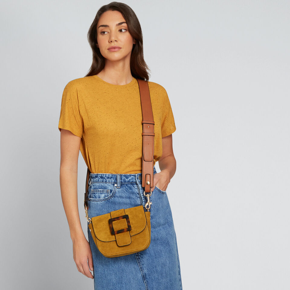 Buckle Cross Body Bag  