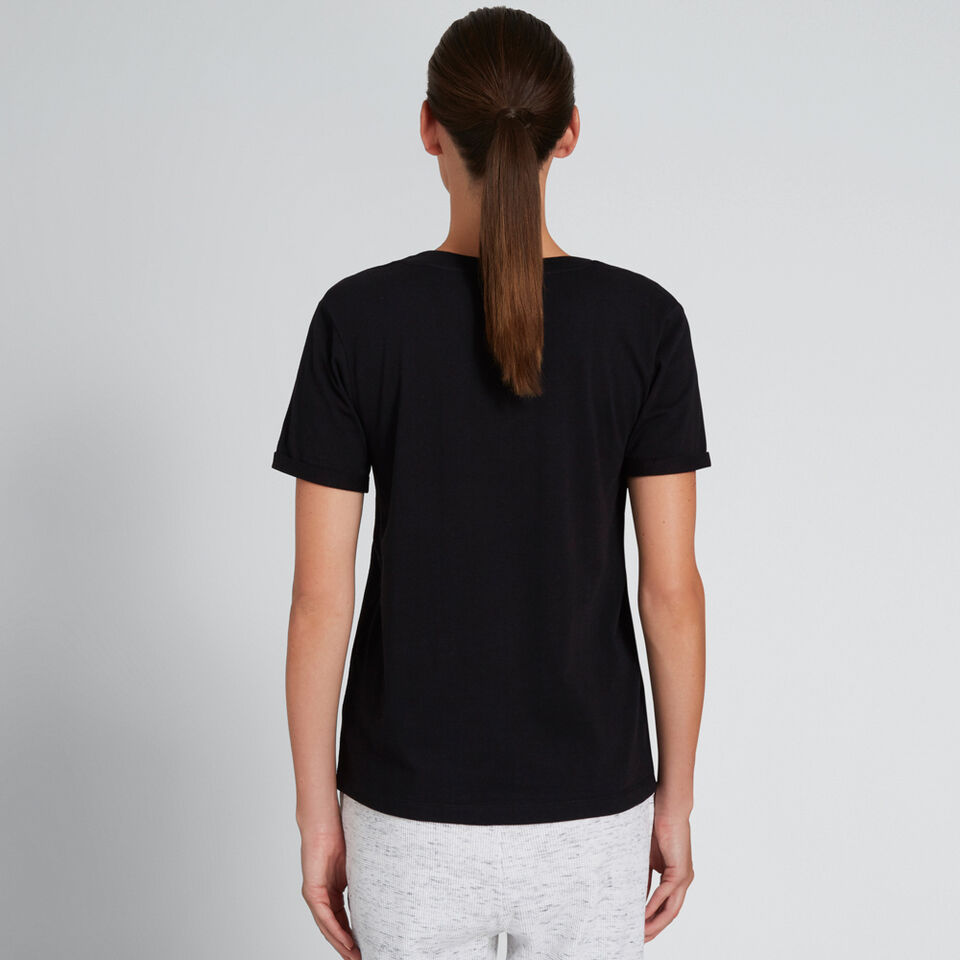 Short Sleeve V Neck Tee  