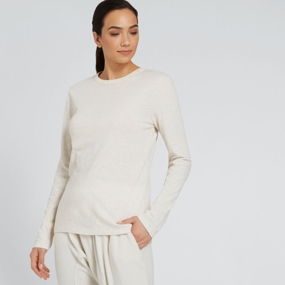 Long Sleeve Slim Basic Tee  