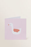 Small Swan Card    hi-res