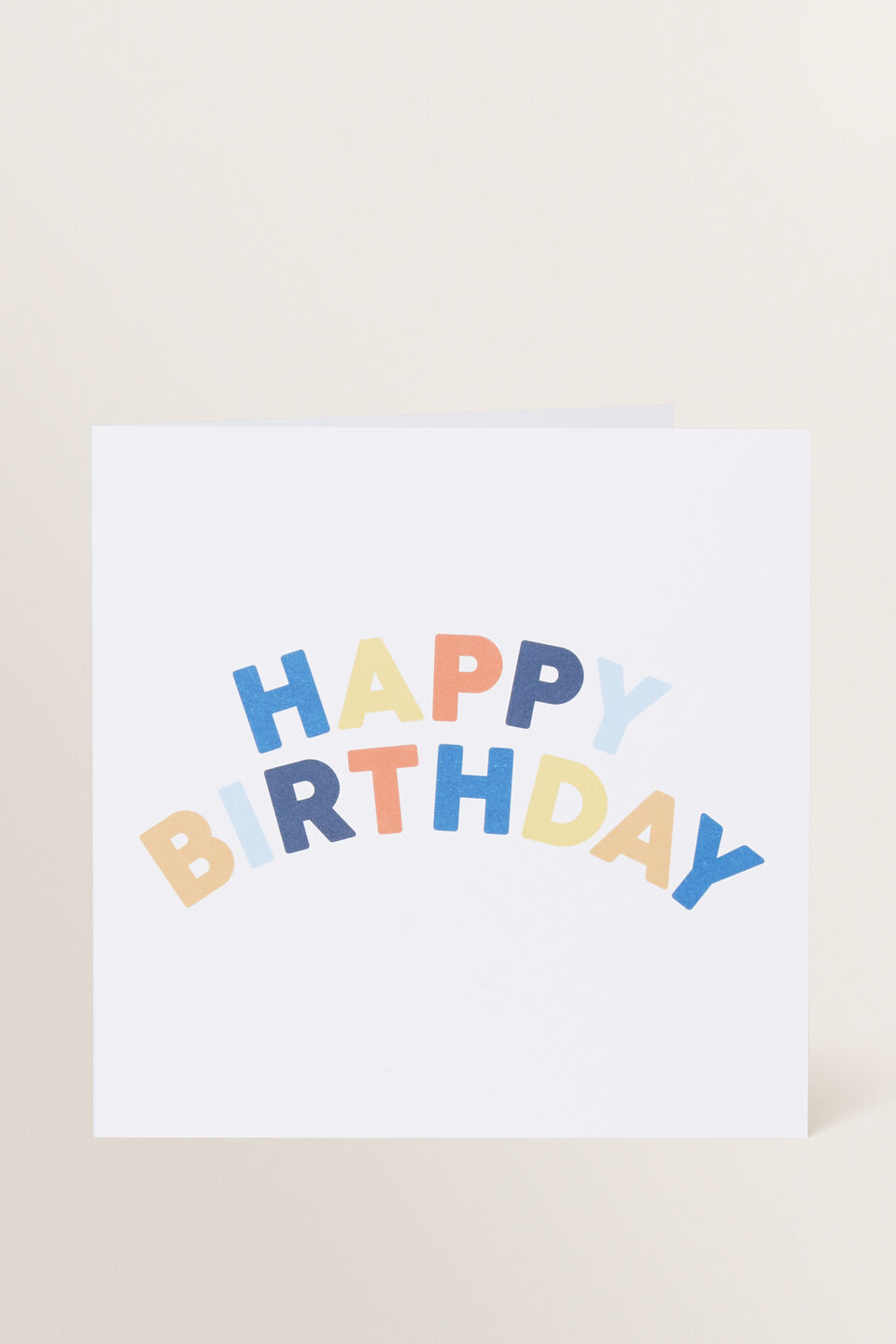 Large Happy Birthday Card  