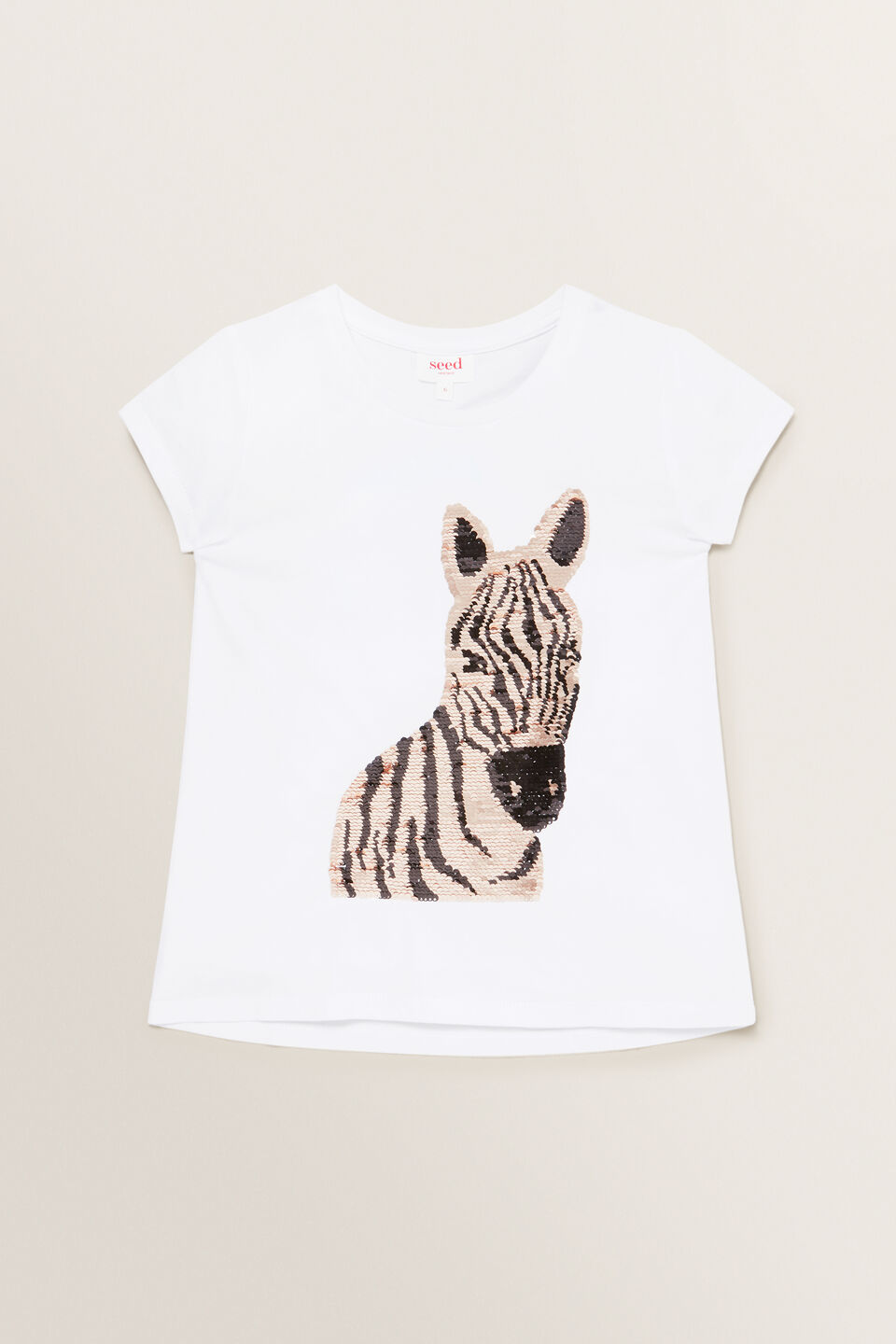 Sequin Zebra Tee  1