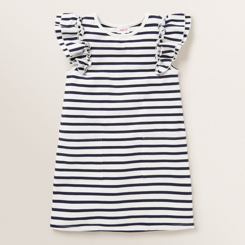 Stripe Pocket Dress  